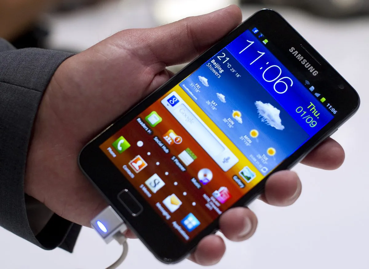 A Samsung 'Galaxy Note' (Odd Andersen/AFP/Getty Images)