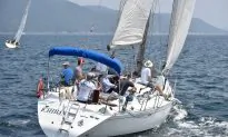 Perfect Weather for the Crew Helm Race