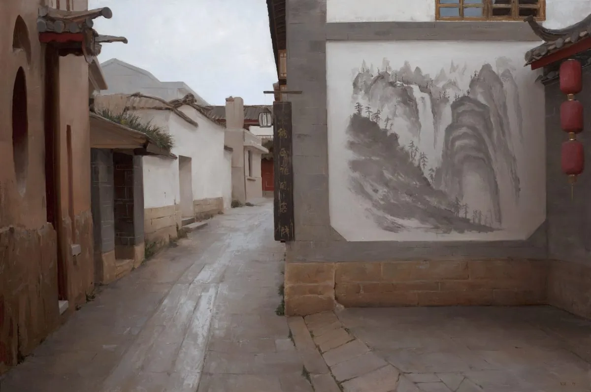 “Lijiang” by Kenny Harris. Oil on linen. (Courtesy of Kenny Harris)