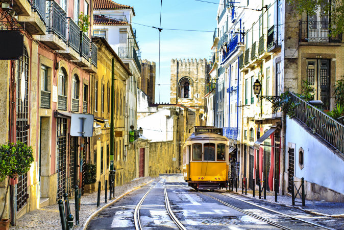 Lisbon street (Shutterstock*)