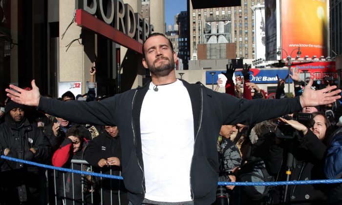CM Punk in a 2011 file photo. (Getty Images)