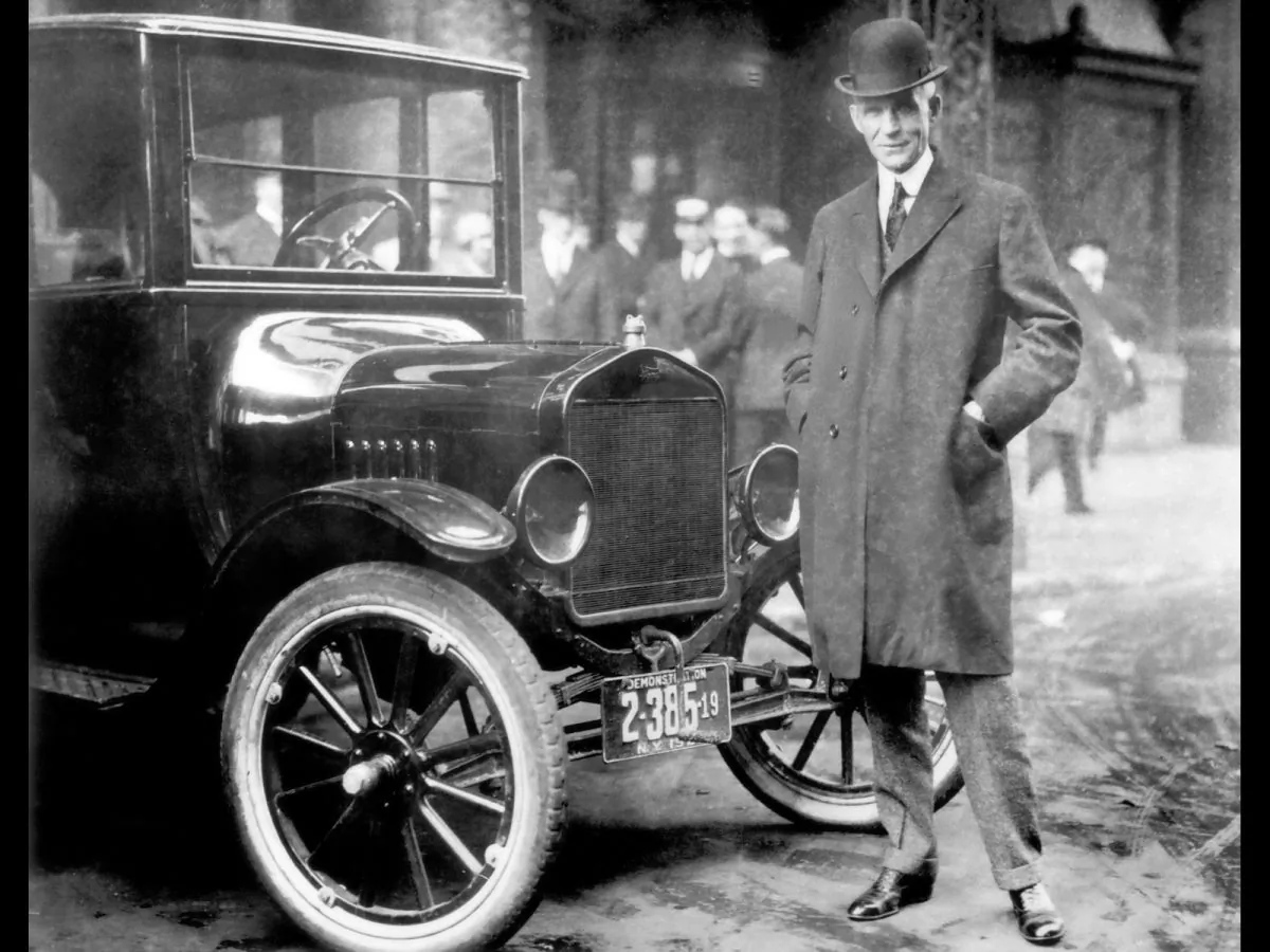 Ford with Model T. Author: Ford Motor Company