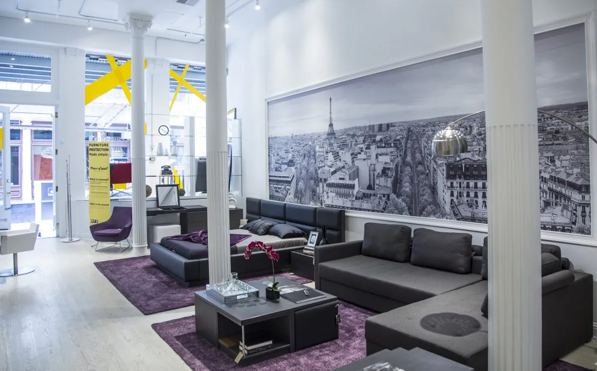 Lazzoni's Soho showroom. (Courtesy of Lazzoni)