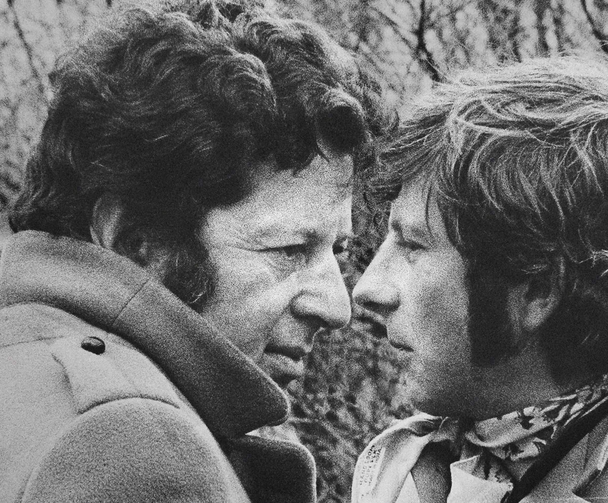 This 1967 file photo shows director Roman Polanski and producer Gene Gutowski together. The two teamed up in the 1960s to make three now classic films. In their many years of cooperation they never spoke about the horrors they witnessed in the Holocaust even though they were both survivors. "It was a taboo," Gutowski said. Now, however, Gutowski story is being told in a new documentary that premieres Thursday at the Warsaw Film Festival. (AP Photo)
