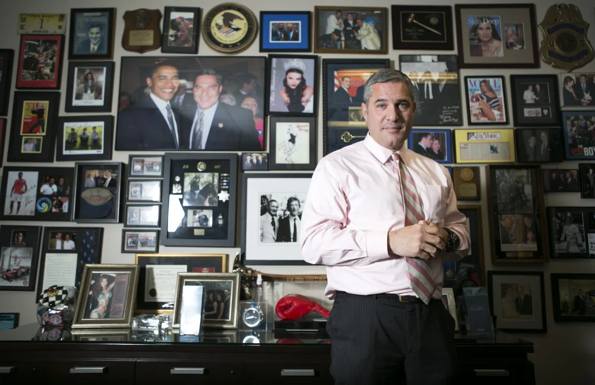 Michael Wildes, managing partner at WILDES & WEINBERG, PC, at his office in Manhattan, New York, Sept. 23, 2014. (Samira Bouaou/Epoch Times)
