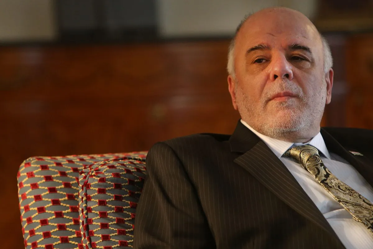 Iraqi Prime Minister Haider al-Abadi speaks at a meeting at the Waldorf Astoria hotel on Sept. 25, 2014, in New York City. (Spencer Platt/Getty Images)