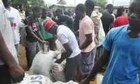 Food Deliveries in Sierra Leone to Fight Ebola