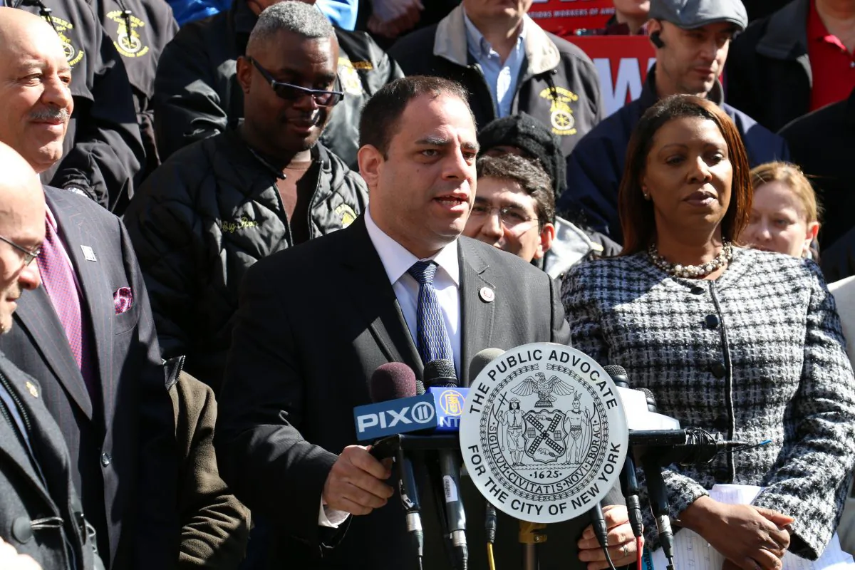 Costa Constantinides at a press conference in New York City, APRIL 3, 2014. (Allen Xie,NTDTV) XIE)