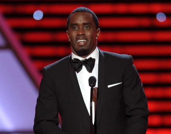 Sean "Diddy" Combs speaks on stage at the ESPY Awards in Los Angeles.     (Photo by John Shearer/Invision/AP, File)