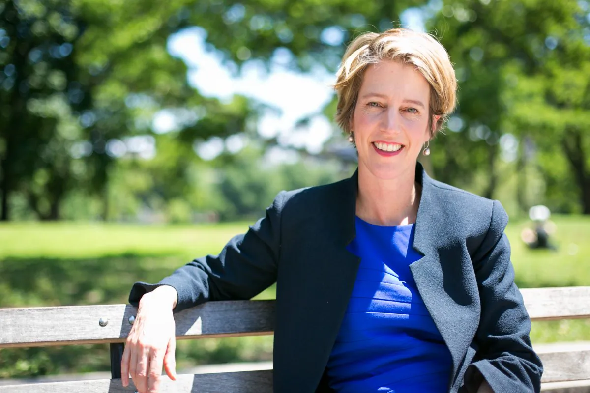 Zephyr Teachout, an associate professor of law at Fordham University, in Brooklyn, on July 6, 2014. Teachout authored the new book "Corruption in America." (Benjamin Chasteen/Epoch Times)
