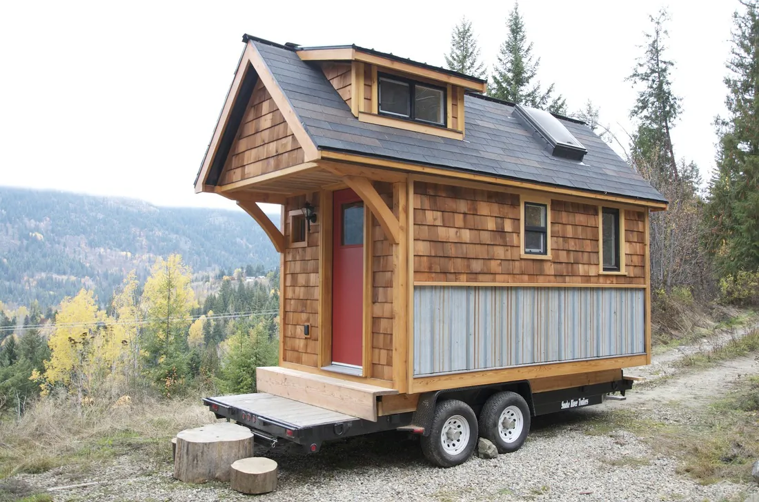 The "Acorn House" built by B.C. company Nelson Tiny Houses. Prices for these tiny homes start at $35,000 for a 120 square foot house. (Courtesy Nelson Tiny Houses)