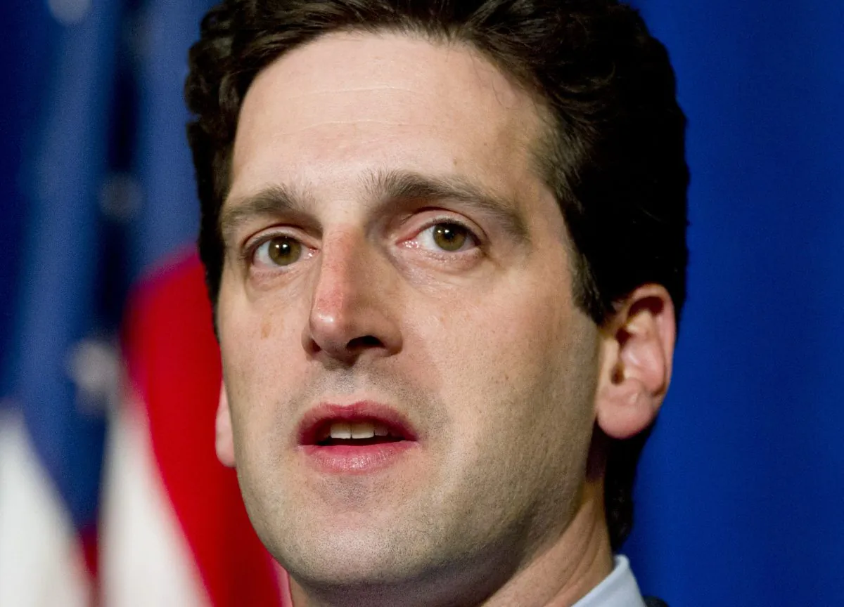 Benjamin Lawsky, superintendent of the New York State Department of Financial Services, speaks in Albany, NY, on March 7, 2012. In a Tuesday, Oct. 21, 2014, letter to Ocwen Financial Corp., the nation’s largest servicer of subprime mortgages, Lawsky says the company has engaged in abuses that could potentially harm hundreds of thousands of borrowers. (AP Photo/Mike Groll)