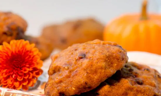 Pumpkin Chocolate Chip Quinoa Cookies