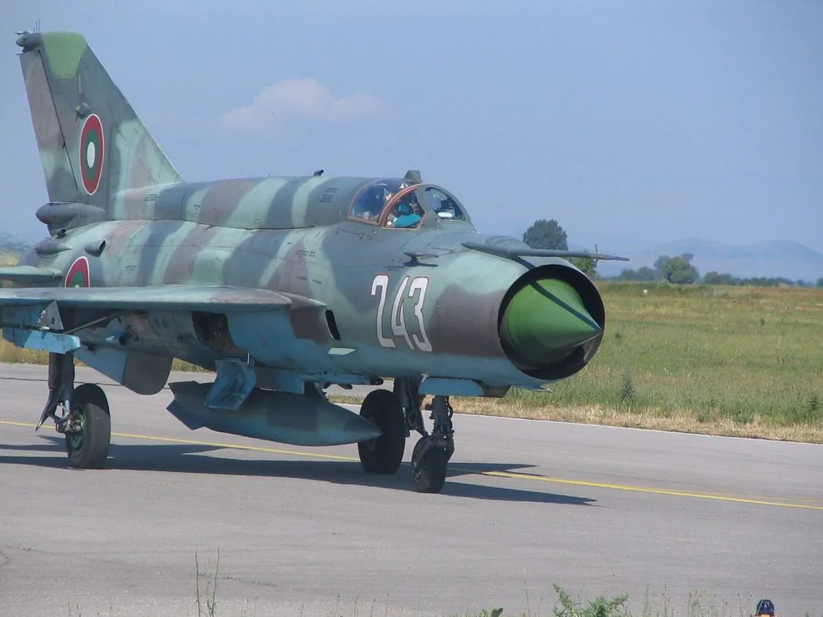 Bulgarian MiG-21, training with Americans, but maintained by the Russians. (Wikimedia Commons)