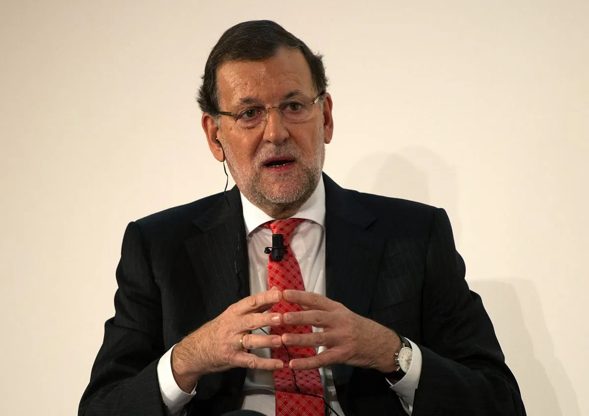 Spanish Prime Minister Mariano Rajoy speaks during a conference hosted by the Financial Times newspaper titled 'Restoring Competitiveness' at the Ritz hotel on Oct. 14, 2014, in Madrid, Spain. (Denis Doyle/Getty Images)