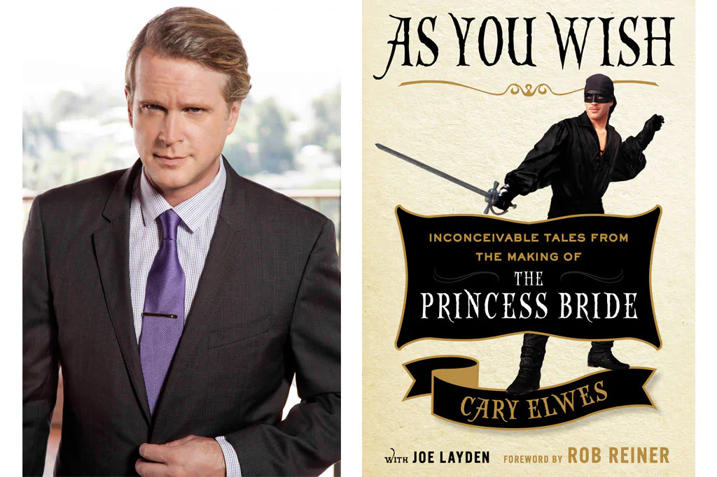 Right: Cary Elwes, author of “As You Wish: Inconceivable Tales From the Making of The Princess Bride.” (Miranda Penn Turin) Left: Cover of “As You Wish,” a new book by Cary Elwes about the making of “The Princess Bride.” (Courtesy of Anderson Group)