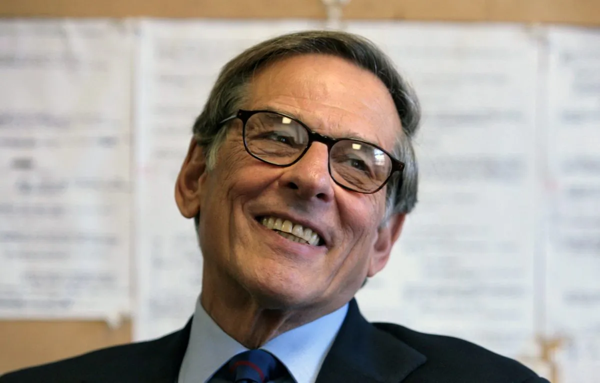 Author and biographer Robert Allan Caro smiles during an interview in New York on Aug. 20, 2008. A generation of city planners and builders have come of age since Caro's 1,300-page, Pulitzer Prize-winning biography "The Power Broker," was published 40 years ago. Celebrated for its exhaustive detail, controversial for its startling disclosures, Caro's book has been cited as inspiration for a new approach to urban planning - more modest in scale, more focused on community involvement. (AP Photo/Bebeto Matthews)