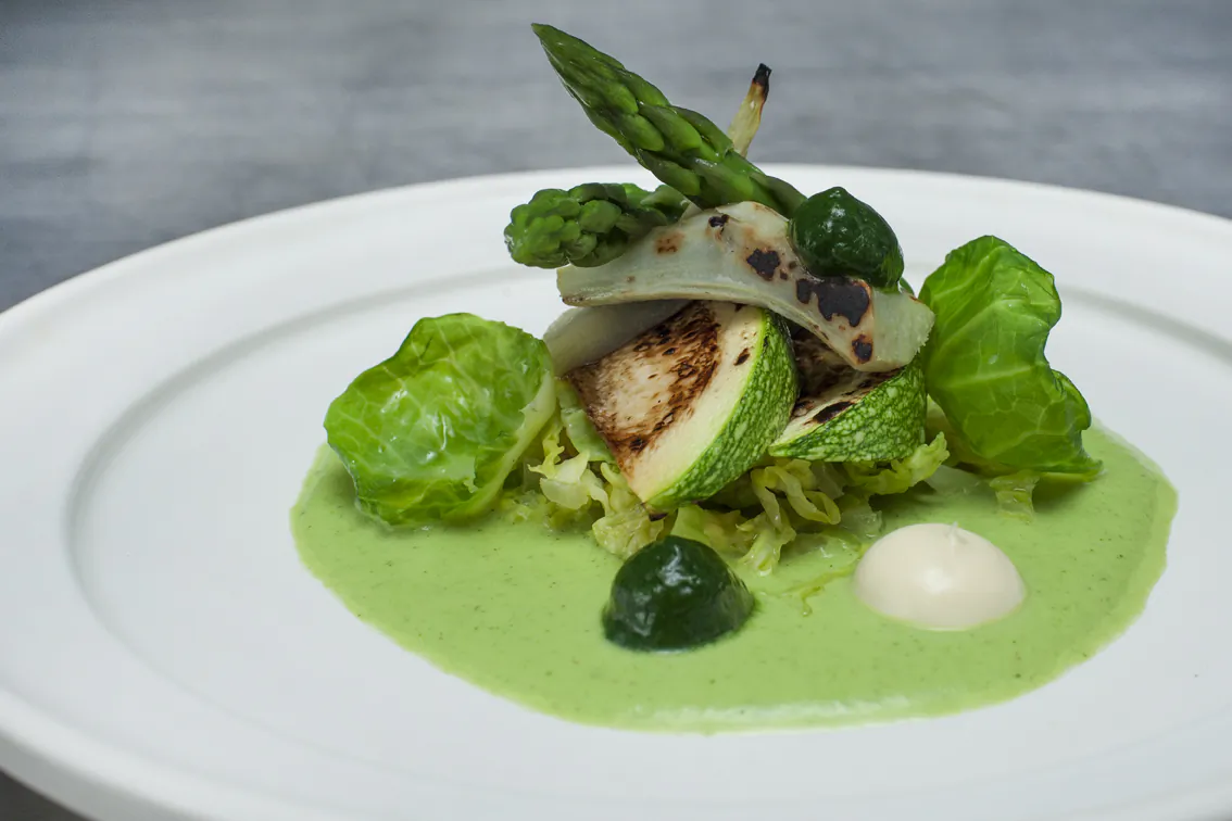 Vegetarian green mole. (Cosme NYC)