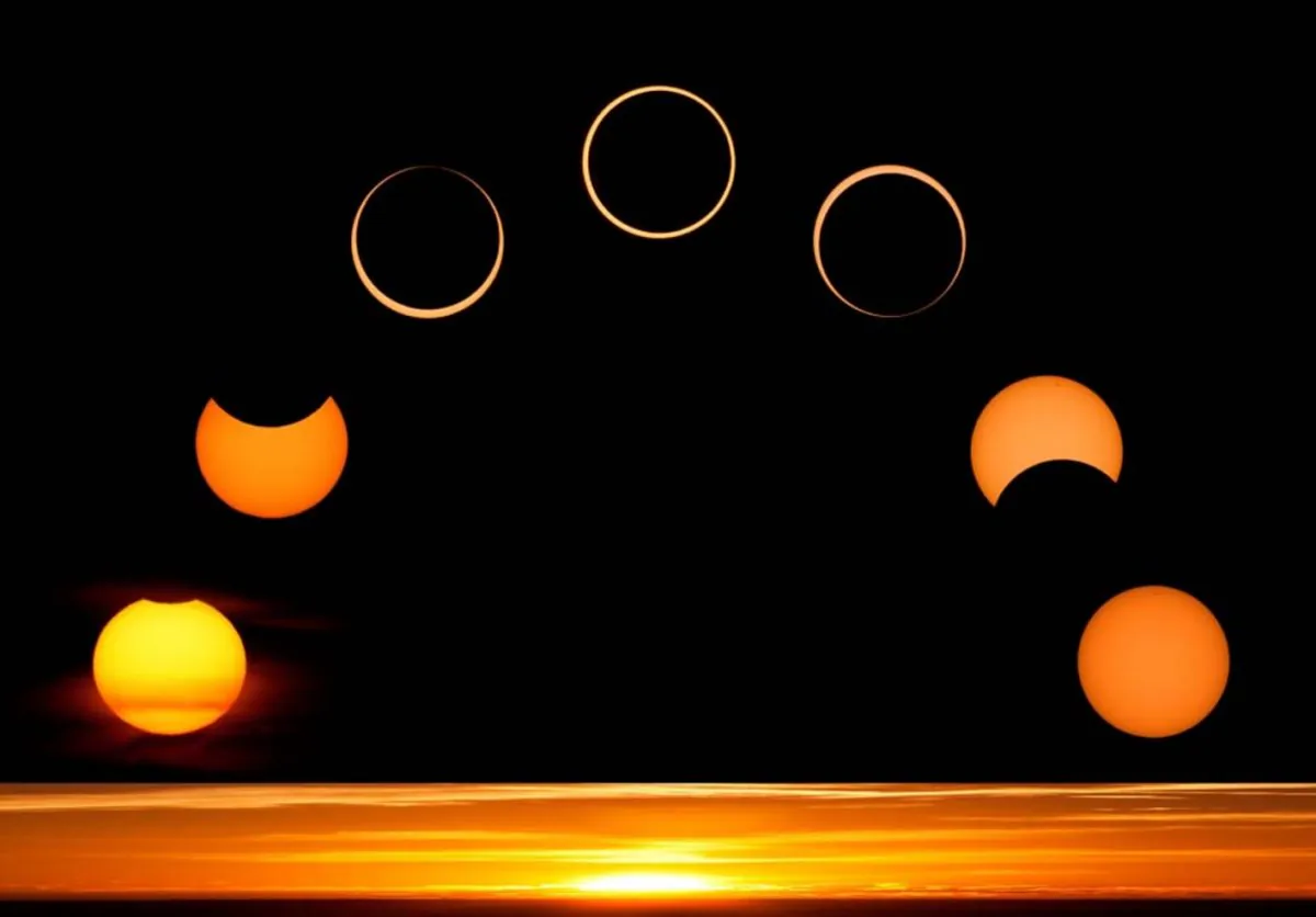 Ring of light in outback Australia, May 2013. (Noeleen Lowndes)