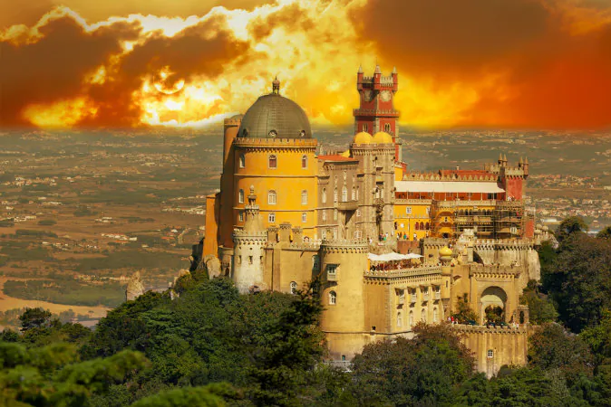 Palace da Pena. Sintra, Lisbon via (Shutterstock*)