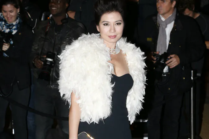 Hong Kong actress Cherie Chung poses on October 8, 2013 as she arrives at the Beaux Arts (Fine Arts) school in Paris to attend a dinner organized by US fashion designer Ralph Lauren to celebrate his sponsorship with the school. (Francois Guillot /AFP/Getty Images)