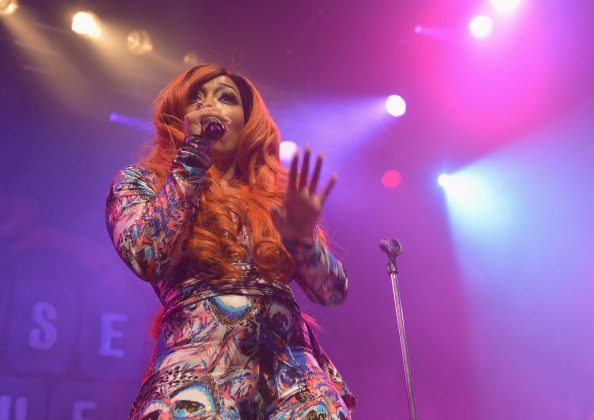 Singer K. Michelle performs at House of Blues Sunset Strip during The Rebellious Soul Tour on November 5, 2013 in West Hollywood, California. (Photo by Michael Buckner/Getty Images for Atlantic Records)