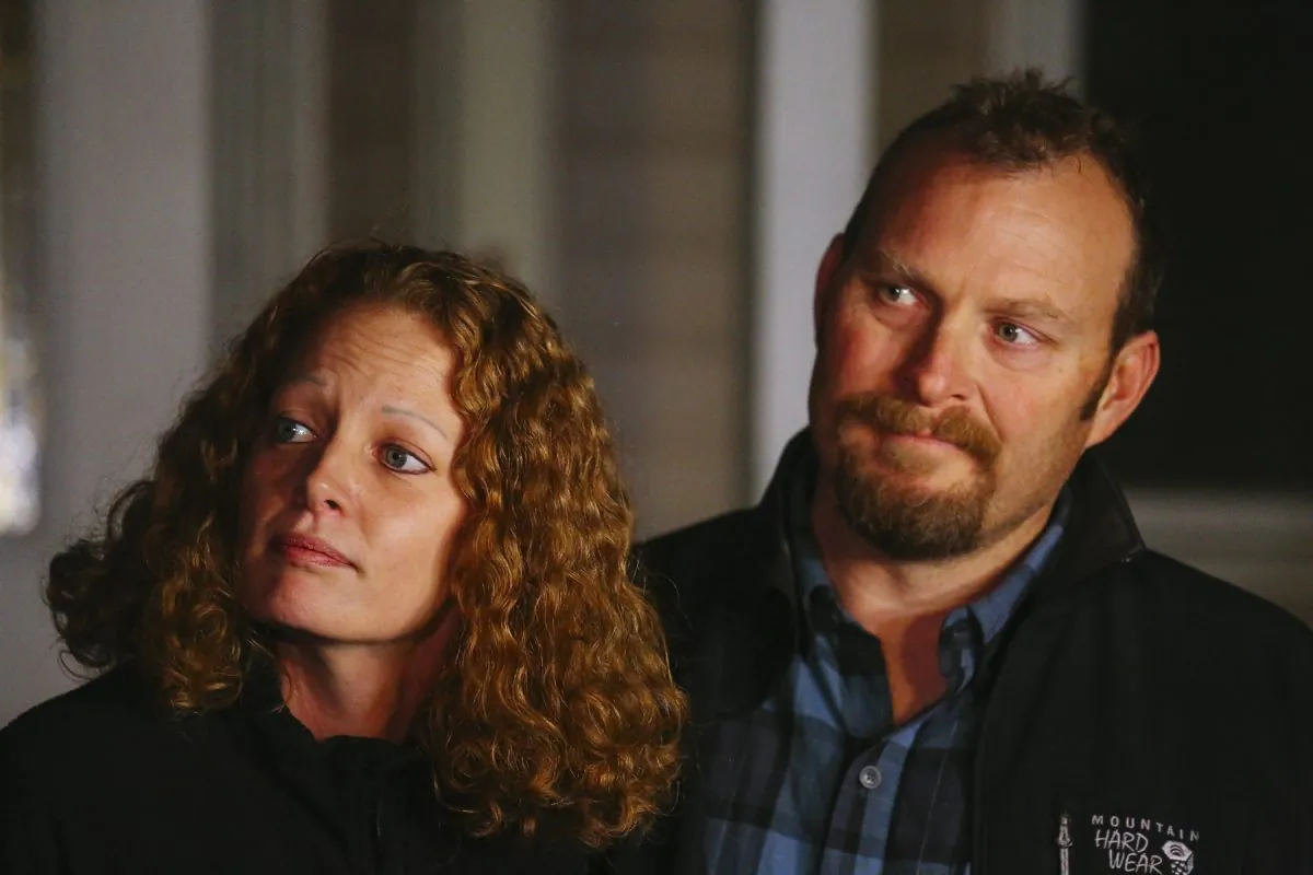 Kaci Hickox, a nurse who treated Ebola patients in West Africa (L) and boyfriend Ted Wilbur take questions from the media outside her home in Fort Kent, Maine, on Wednesday, Oct. 29, 2014. Hickox, the first person forced into New Jersey's mandatory quarantine for people arriving at the Newark airport from three West African countries, vowed to defy Maine's voluntary quarantine. (AP Photo/Portland Press Herald, Whitney Hayward)