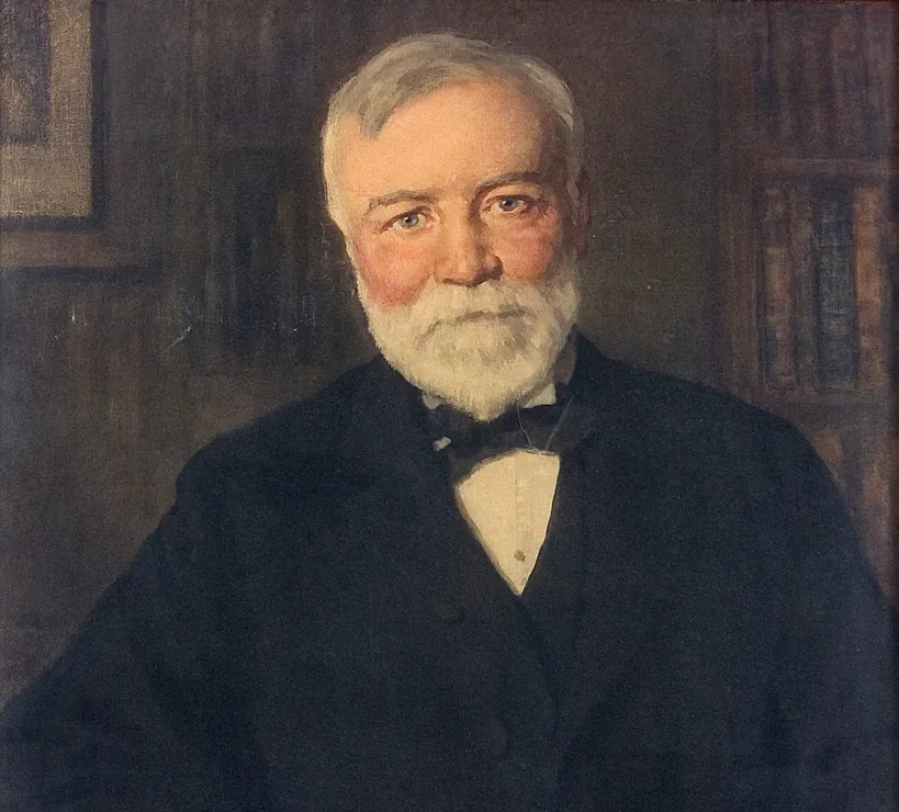 Andrew Carnegie. by F Luis Mora. 1919.