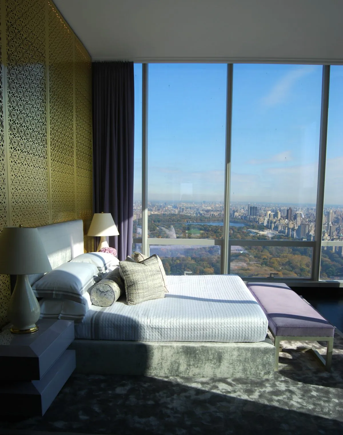 A model apartment on the the 58th floor of One57.
