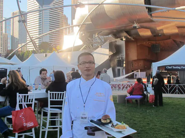 Tony (Xiaojun) Hu, CEO of the “Lao” restaurants and Tony Gourmet Group, was at 2012 Chicago Gourmet. (Profile image) 