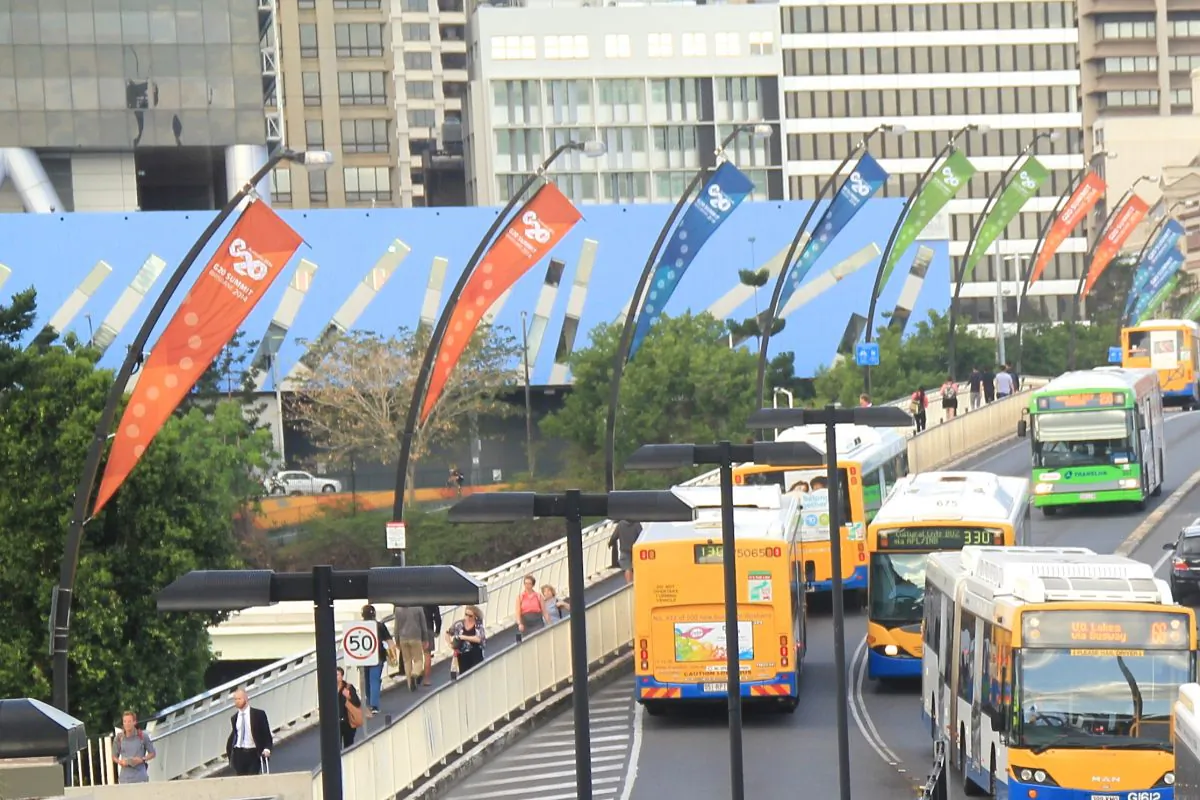 Victoria Bridge Brisbane will be closed to vehicles during the G20 long weekend. (Shar Adams/Epoch Times)