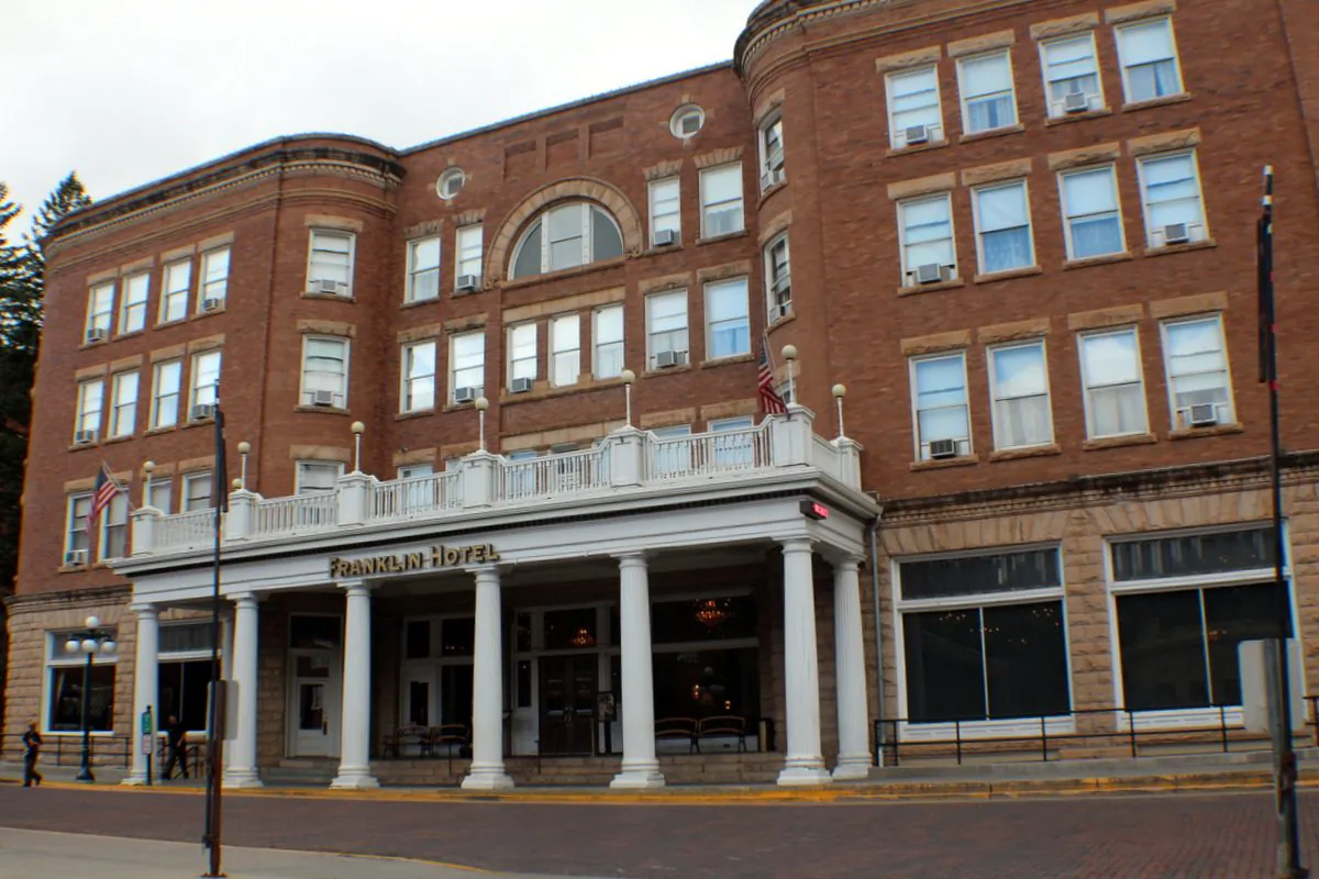 The historic Franklin Hotel on Main Street in Deadwood, South Dakota,
home to Legends Steakhouse. (Myriam Moran copyright 2014)