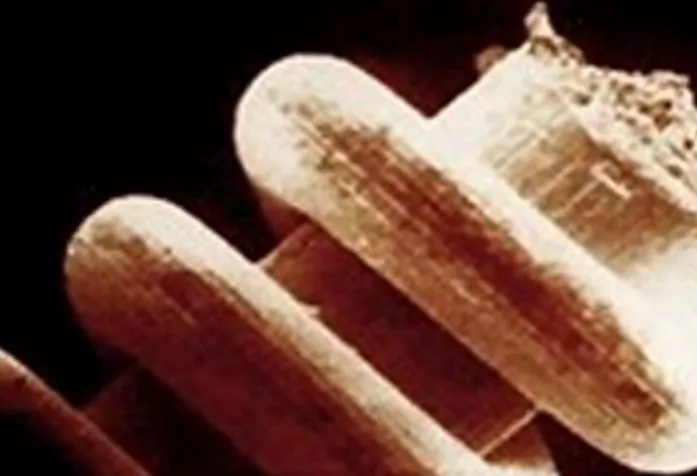 A magnified image of one of the nano coils found in the Ural Mountains. (Screenshot/Cosmos News/YouTube)
