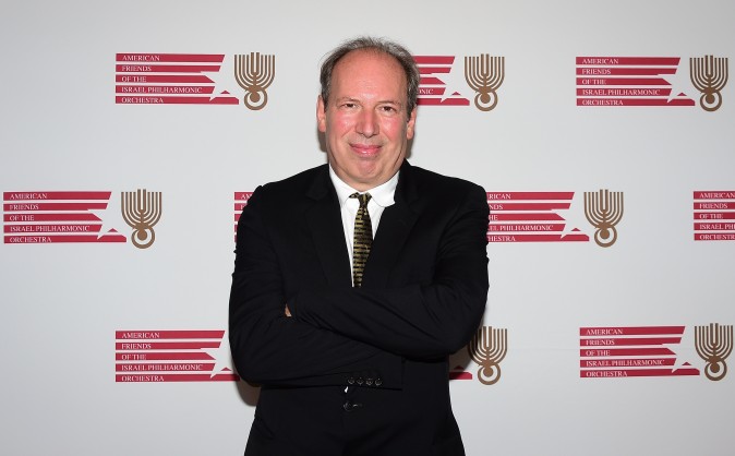 German composer Hans Zimmer poses on arrival at the Israeli Philharmonic Orchestras Lifetime Achievement Award for which he was honored on Wednesday, July 16, 2014 at the Wallis Annenberg Center for the Performing Arts in Beverly Hills, California. (Frederic J. Brown/AFP/Getty Images)