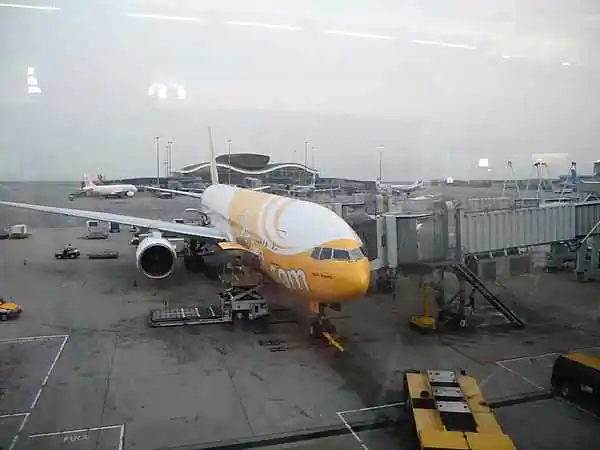 Scoot airlines plane (Wade Shepard, Vagabond Journey)
