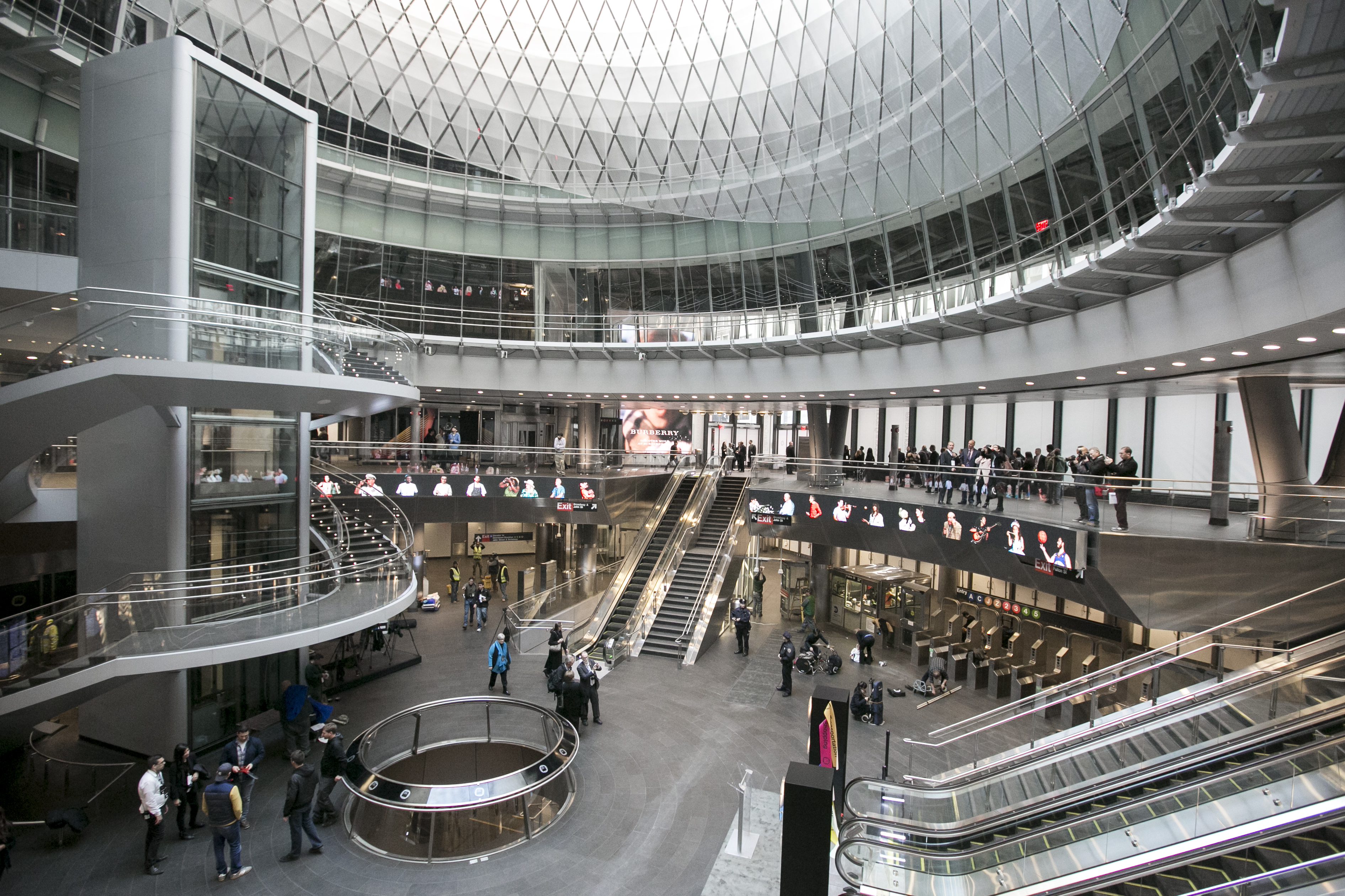 Nyc Opens Fulton Center City S Biggest New Subway Hub In Lower