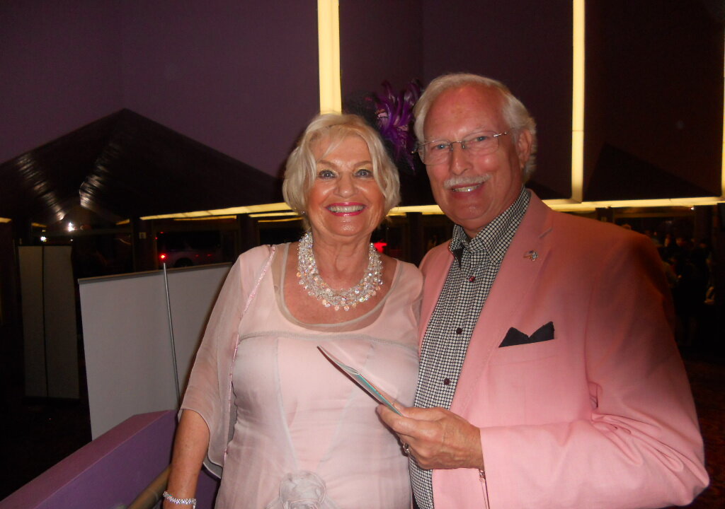Lydia Bohn and Jay Berman enjoy an evening listening to the Shen Yun Symphony Orchestra at the Van Wezel Performing Arts Hall, on Oct. 27. (Edie Bassen/Epoch Times)