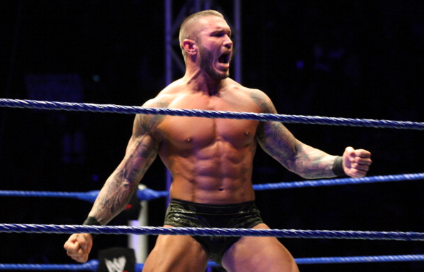 Randy Orton during the WWE Smackdown Live Tour at Westridge Park Tennis Stadium on July 08, 2011 in Durban, South Africa.  (Photo by Steve Haag/Gallo Images/Getty Images)