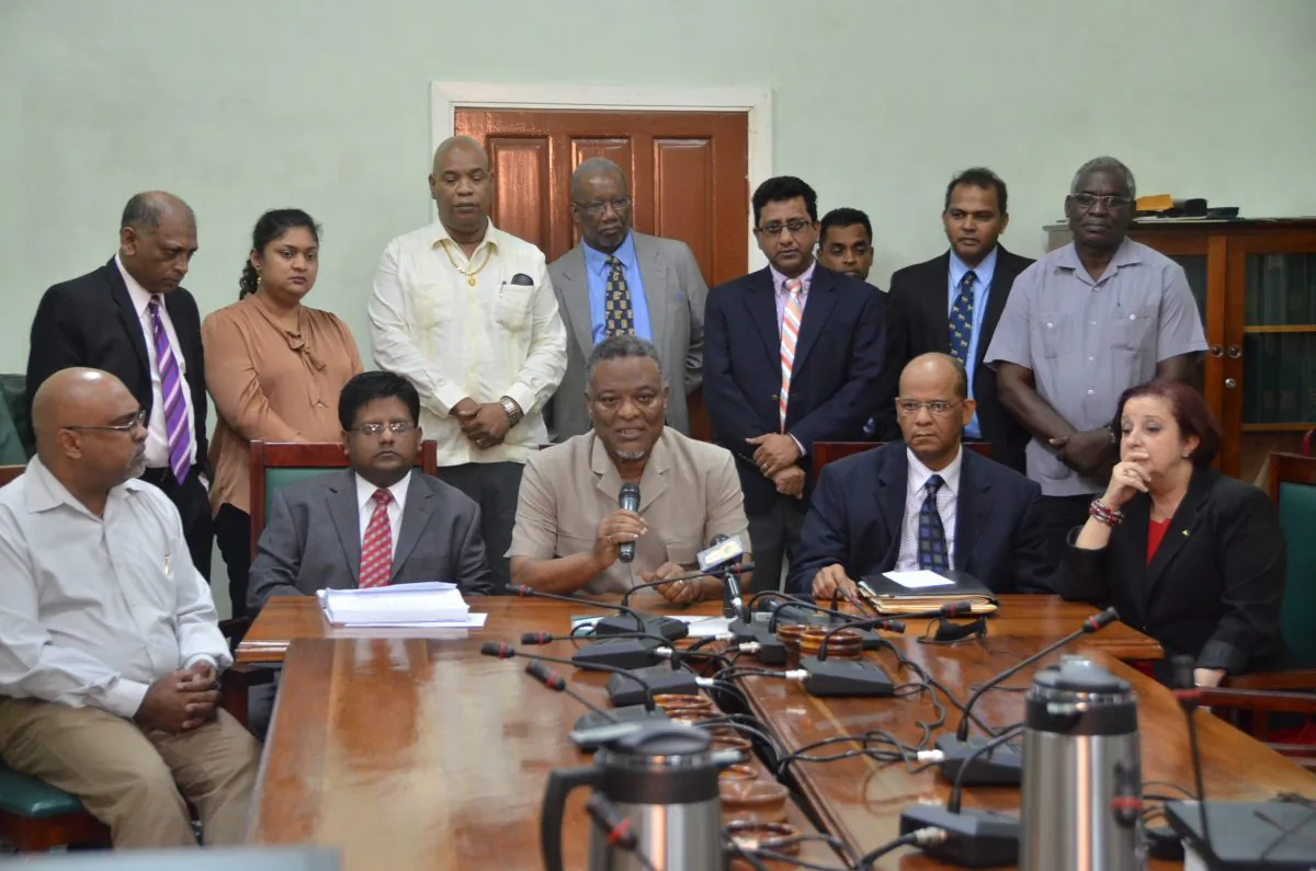 Some members of the ruling PPP/C administration