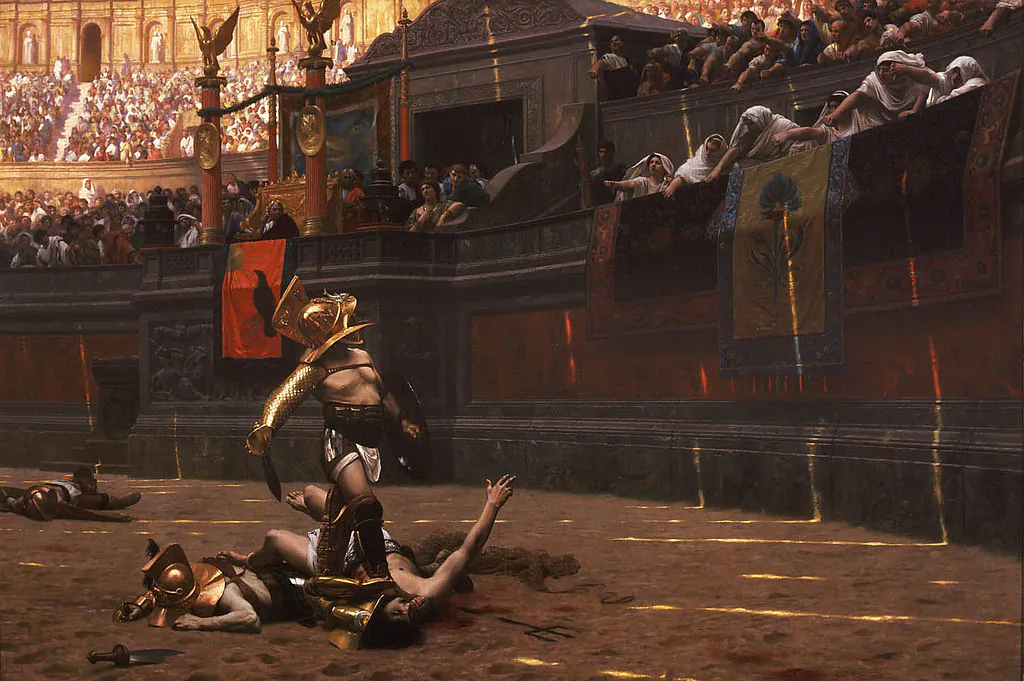 Pollice Verso by Jean-Leon Gerome (1872). (Wikimedia Commons) 