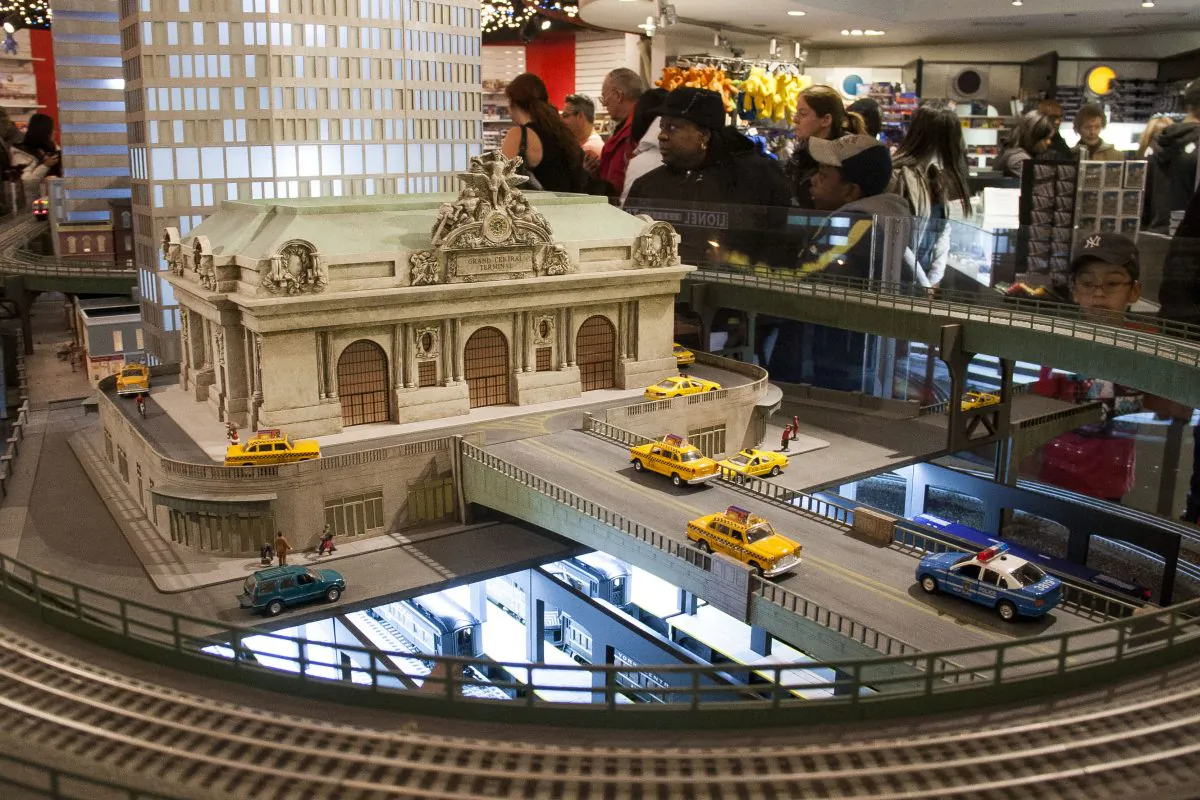 The train show exhibit at the New York City Transit Museum at Grand Central Terminal in New York City on Sunday, Nov. 16, 2014. It opens from Nov. 16, 2014, to Feb. 22, 2015, for its 13th holiday season. (Annie Wu/Epoch Times)