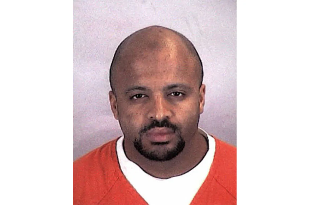 In this undated file photo provided by the Sherburne County Sheriff Office, Zacarias Moussaoui is shown. Claiming that he can offer inside information about al-Qaeda that could support claims against Saudi Arabia and financial institutions, Moussaoui says he wants to testify in lawsuits filed by victims of terrorism. Some lawyers have taken him seriously enough to interview him at a maximum-security prison in southern Colorado. But others have questioned his motives. (AP Photo/Sherburne County, Minn., Sheriff's Office)
