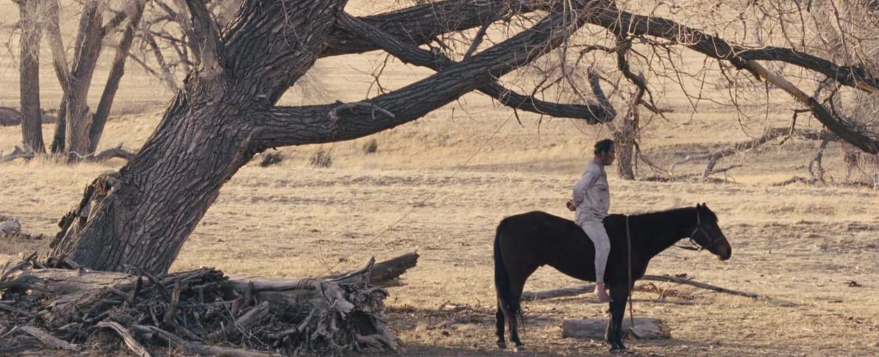 man on horse in The Homesman