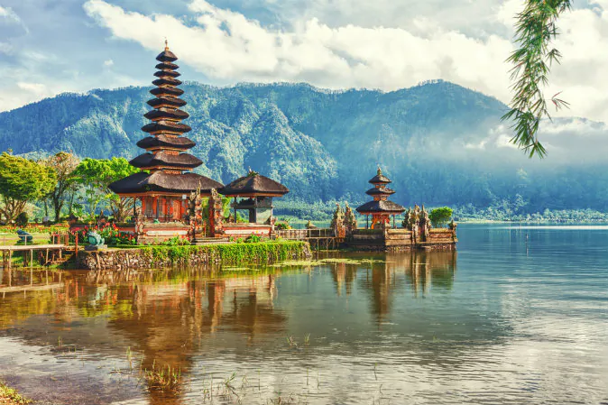 Pura Ulun Danu temple via Shutterstock*