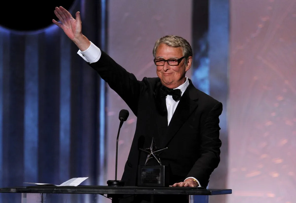 Honoree Mike Nichols speaks onstage during the 38th AFI Life Achievement Award honoring Mike Nichols held at Sony Pictures Studios on June 10, 2010, in Culver City, California. (Kevin Winter/Getty Images for AFI)