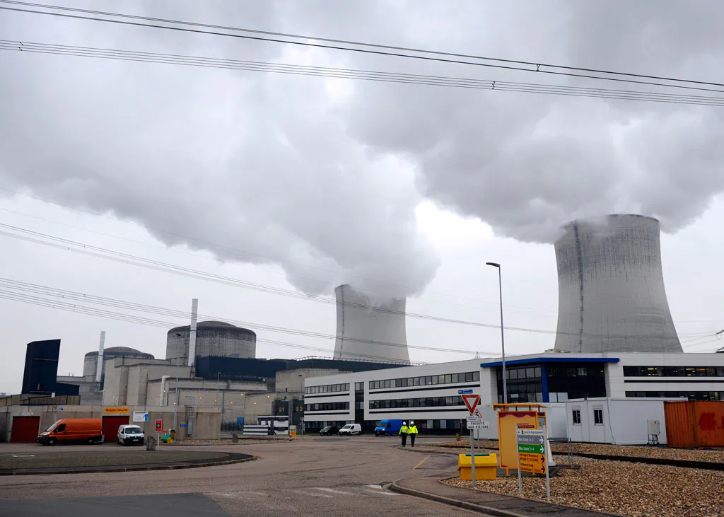The Cattenom nuclear power plant in eastern France on Dec. 4, 2013. (Jean-Christophe Verhaegen/AFP/Getty Images)