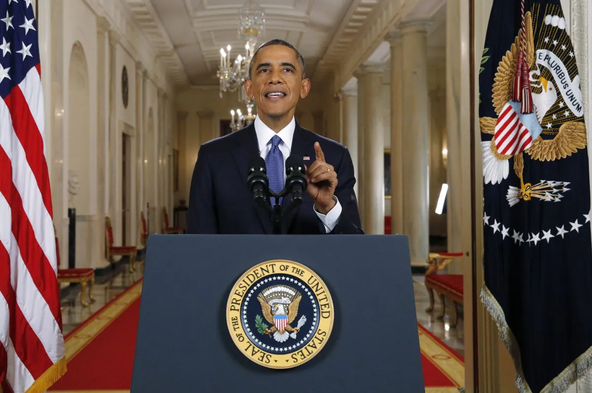 U.S. President Barack Obama announces executive actions on U.S. immigration policy during a nationally televised address from the White House, November 20, 2014 in Washington, DC. Obama outlined a plan on Thursday to ease the threat of deportation for about 4.7 million undocumented immigrants. (Jim Bourg-Pool/Getty Images)
