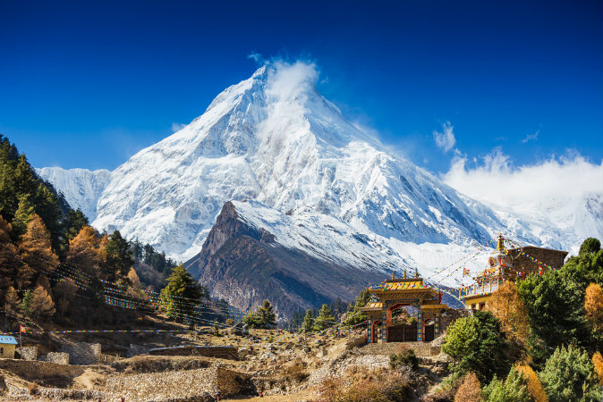 Himalayas mountain landscape via Shutterstock*