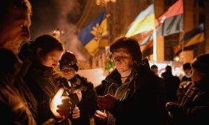 Away From the Front Line, Ukraine Protest Sparked Civic Revolution