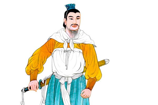 Han Xin, a brilliant strategist with a poor family background. (Blue Hsiao/Epoch Times)